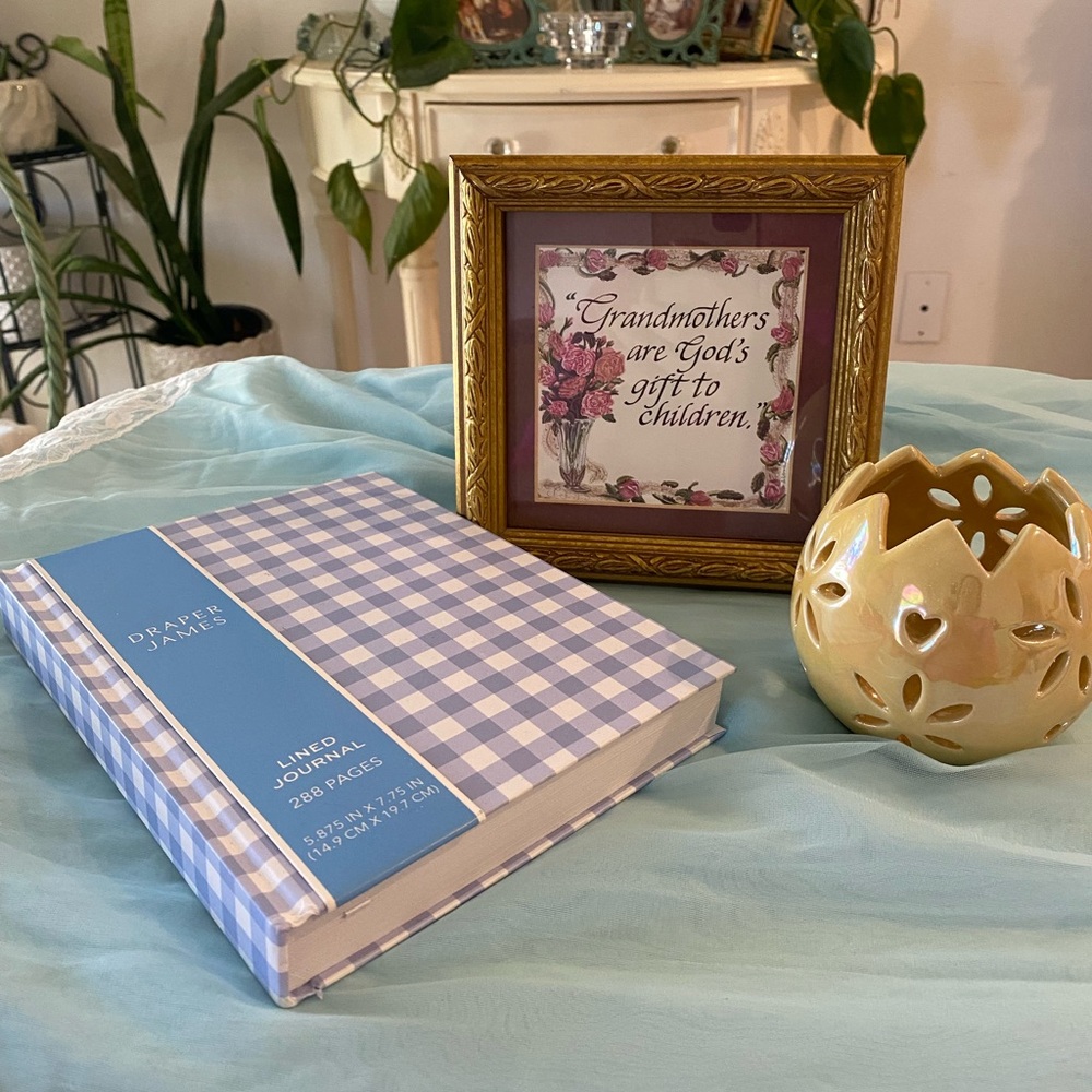 PICTURE FRAME/JOURNAL/CANDLE HOLDER